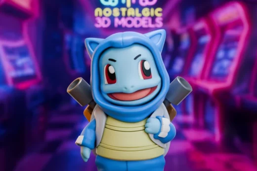 Nostalgic3DModels Young Squirtle