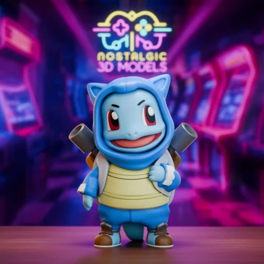 Nostalgic3DModels Young Squirtle