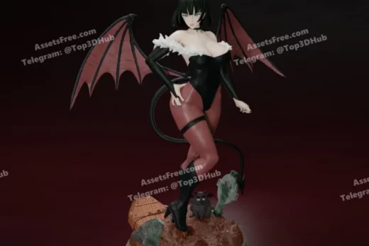 Peach Figure Fubuki Morrigan