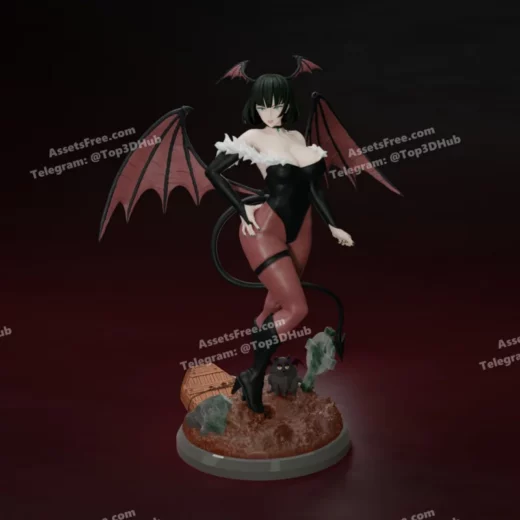 Peach Figure Fubuki Morrigan