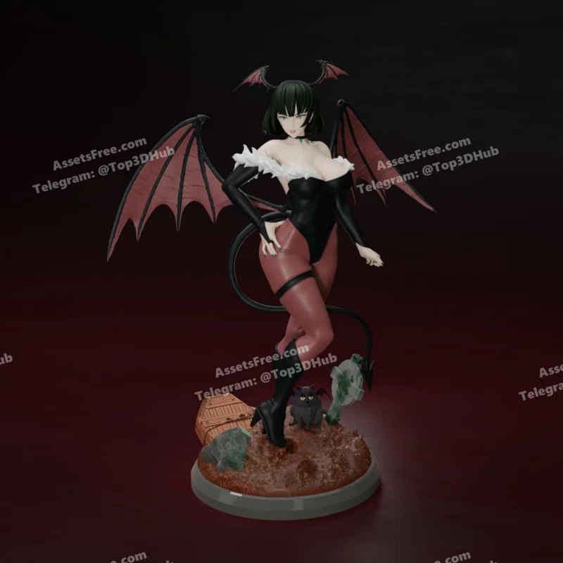 Peach Figure Fubuki Morrigan