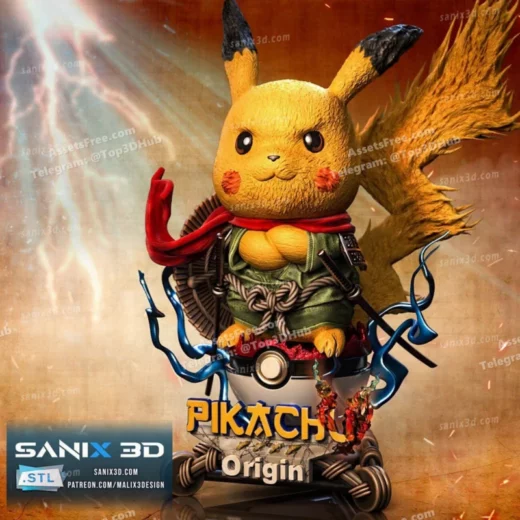 Pikachu (Pokemon) Sanix