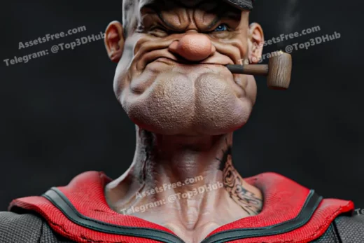 Popeye Bust TanukiFigures (2)