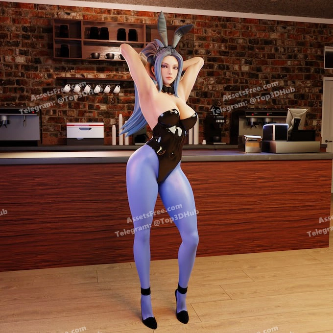QB Works Bunnygirls v2 – STL 3D Print Model | AssetsFree.com QB Works Bunnygirls v2