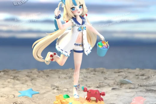 Remy Sculpts Sameko Saba Vtuber