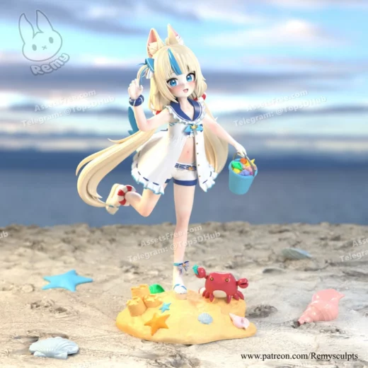 Remy Sculpts Sameko Saba Vtuber