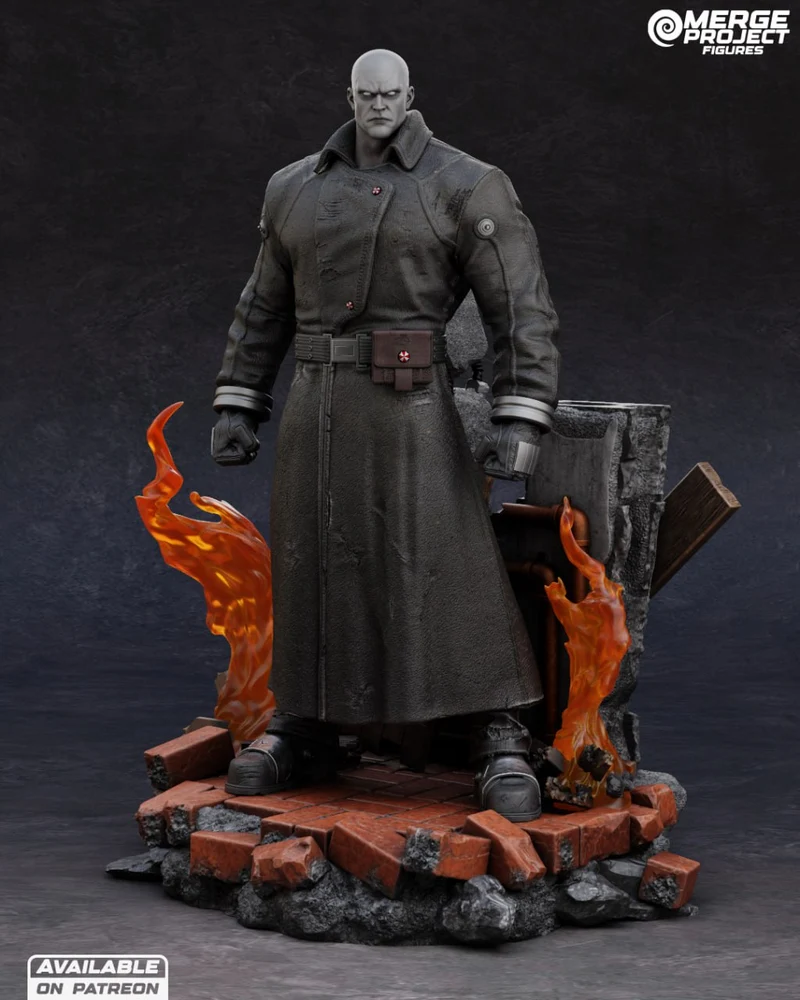 Resident Evil – Mr X – Merge Project – STL 3D Print Model | AssetsFree.com Resident Evil Mr X Merge Project