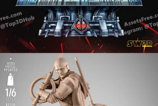 Sw3d gran inquisitor and second sister diorama