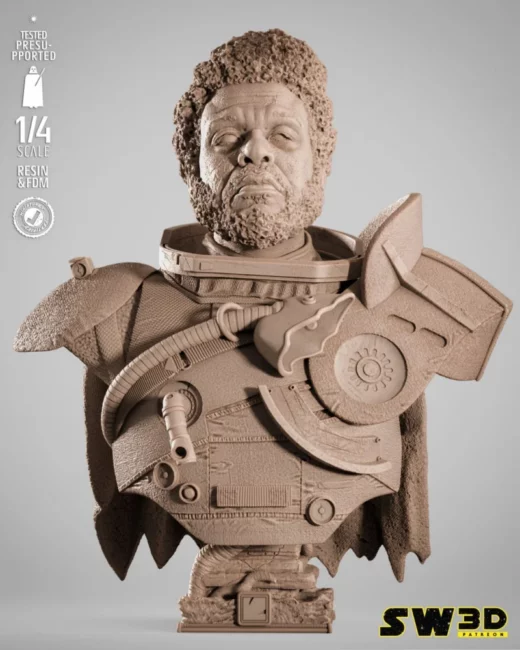 SW3D Saw Gerrera Portrait Bust