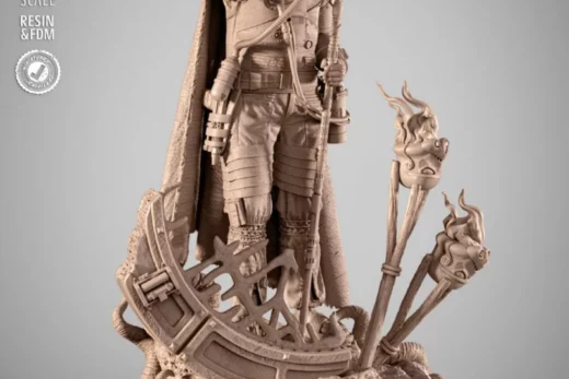 SW3D Saw Gerrera Sculpture