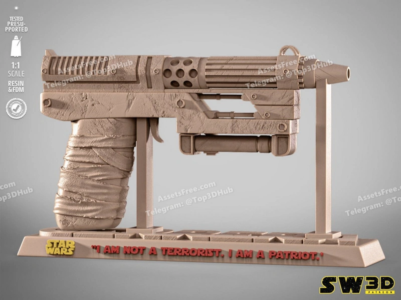 SW3D – Saw Guerrera Blaster Bust – STL 3D Print Model | AssetsFree.com Sw3d saw guerrera blaster bust
