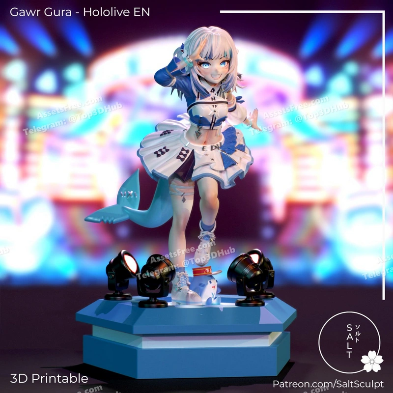 Saltsculpt Gawr Gura Hololive