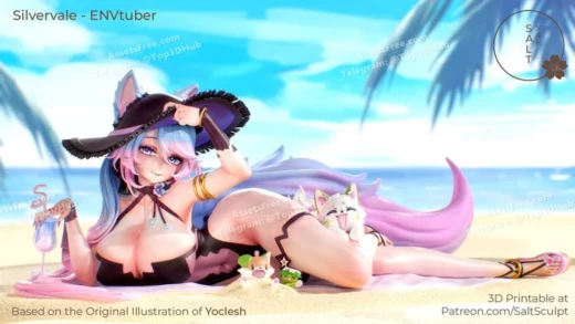 Saltsculpt Silvervale En Vtuber