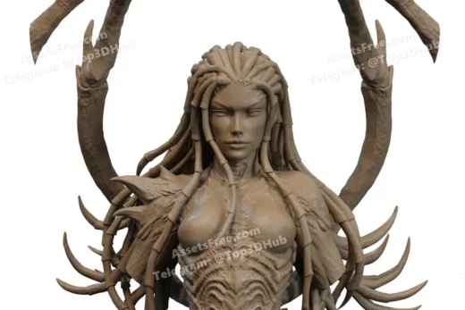 Sarah Kerrigan Bust 3D Print