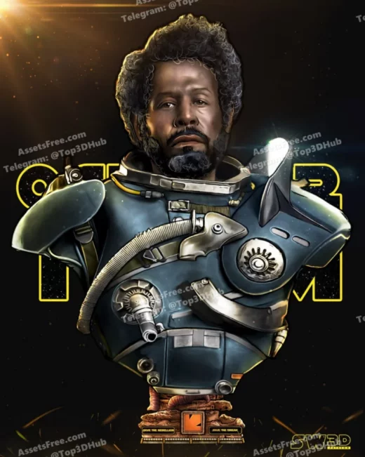 Saw Gerrera Portrait Bust