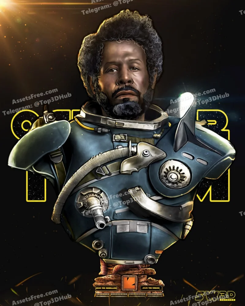 Saw Gerrera Portrait Bust