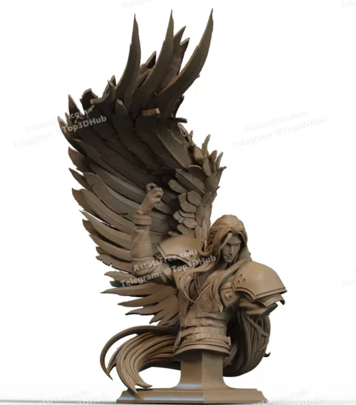 Sephiroth Bust 3D Print