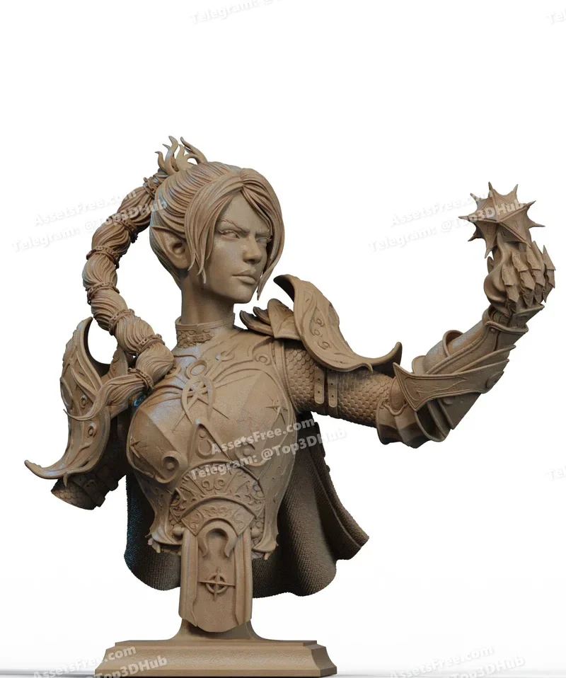 Shadowheart Bust 3D print