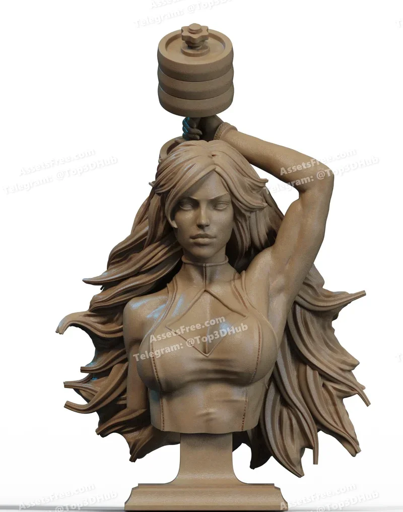 She Hulk Bust 3D Print
