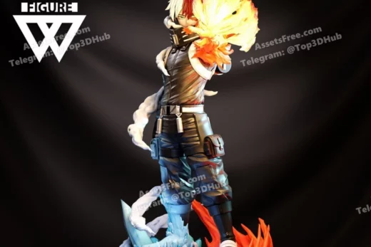 Shoto Todoroki 3D STL READY TO PRINT