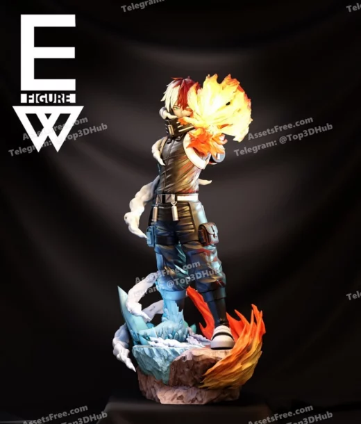 Shoto Todoroki 3D STL READY TO PRINT