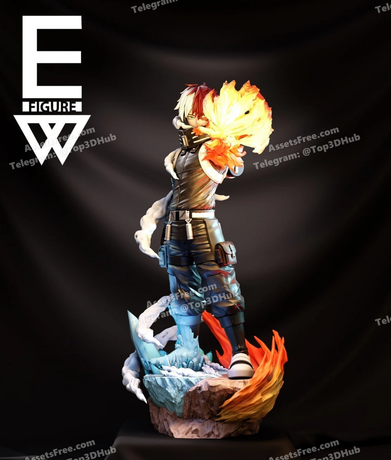 Shoto Todoroki 3D STL READY TO PRINT