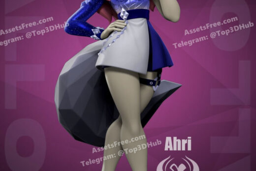 Skyler 3d studios kda all out ahri league of legends