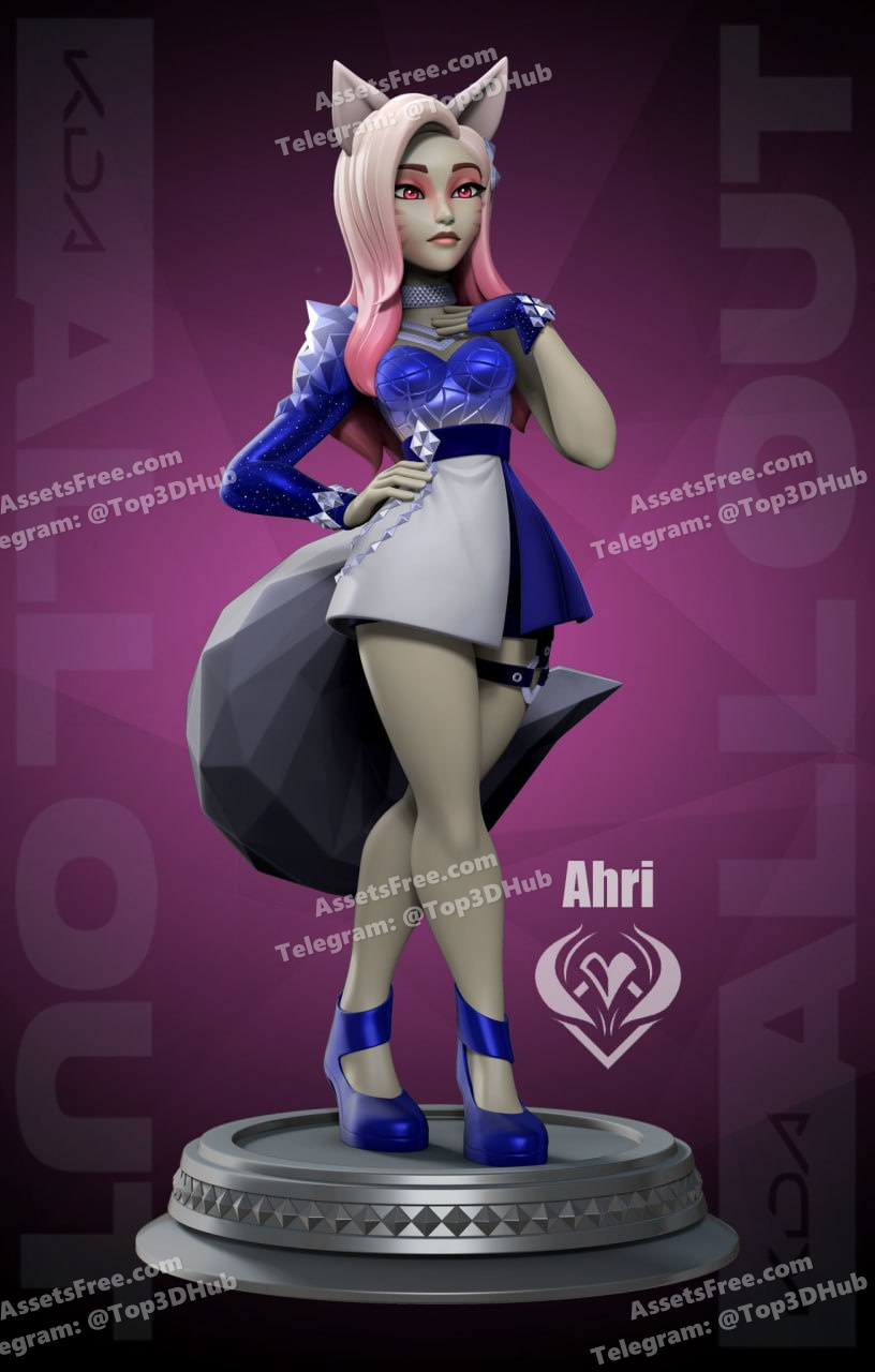 Skyler 3d studios kda all out ahri league of legends