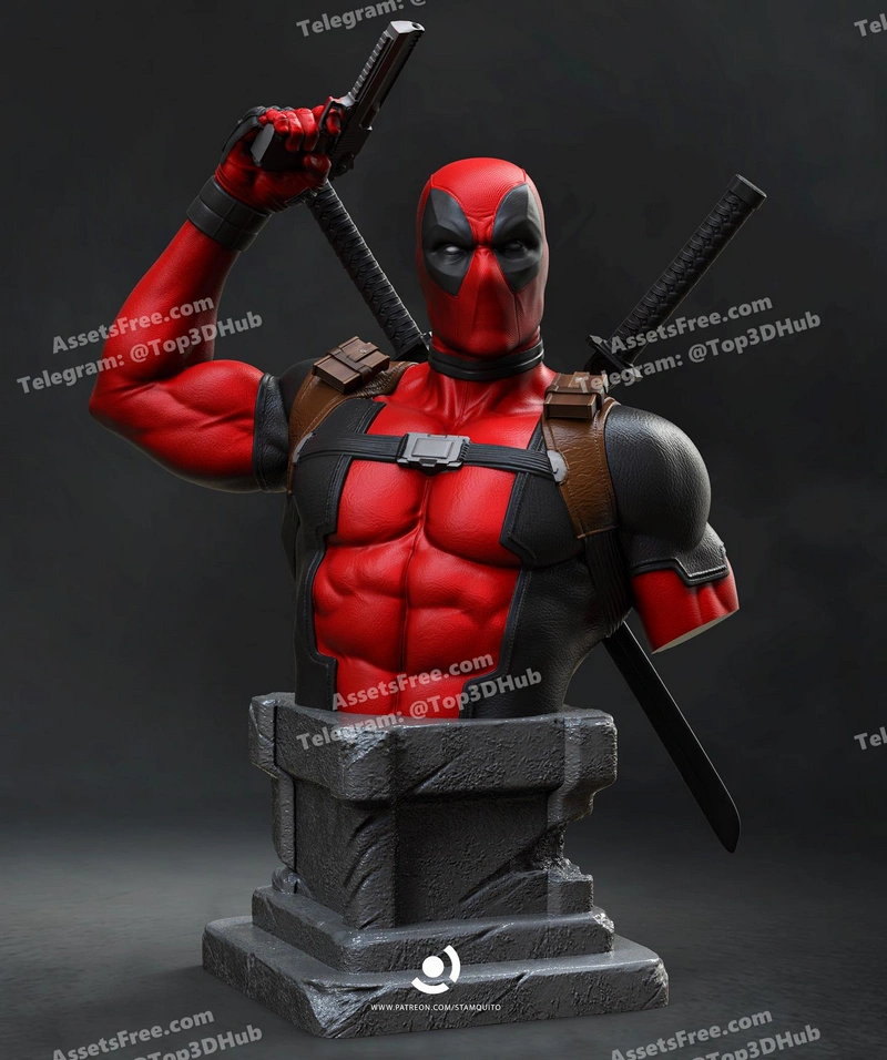 Stalyn Quito Deadpool Bust