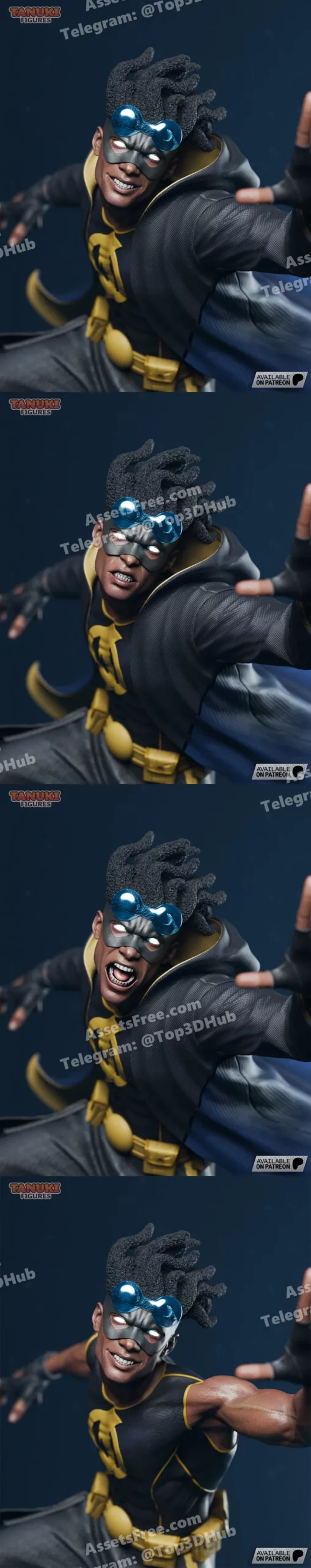 Static Shock BUST TanukiFigures