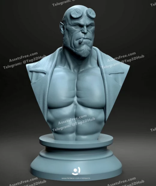 Stayln Quitto Hellboy Bust
