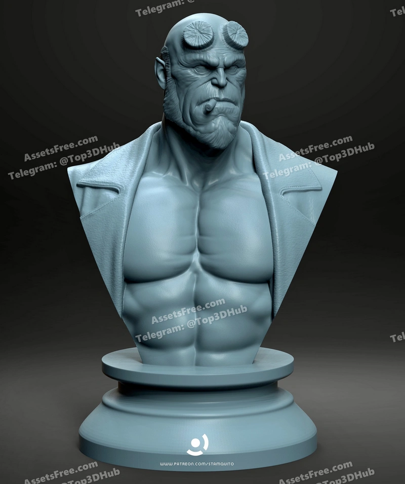 Stayln Quitto Hellboy Bust