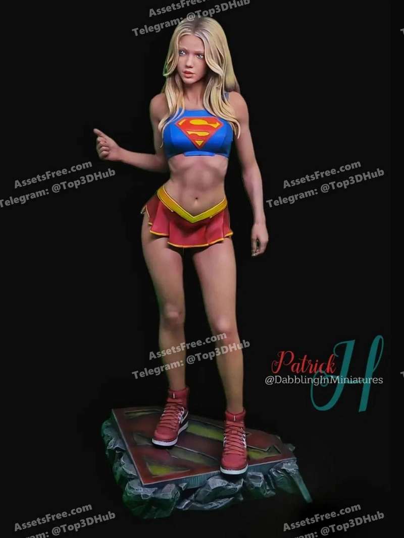 Stepanov Sculpts Supergirl
