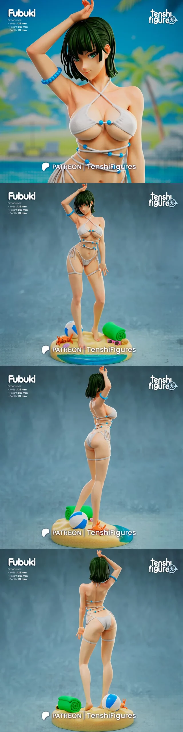 Tenshi Figures – One Punch Man – Fubuki – STL 3D Print Model | AssetsFree.com Tenshi Figures One Punch Man Fubuki