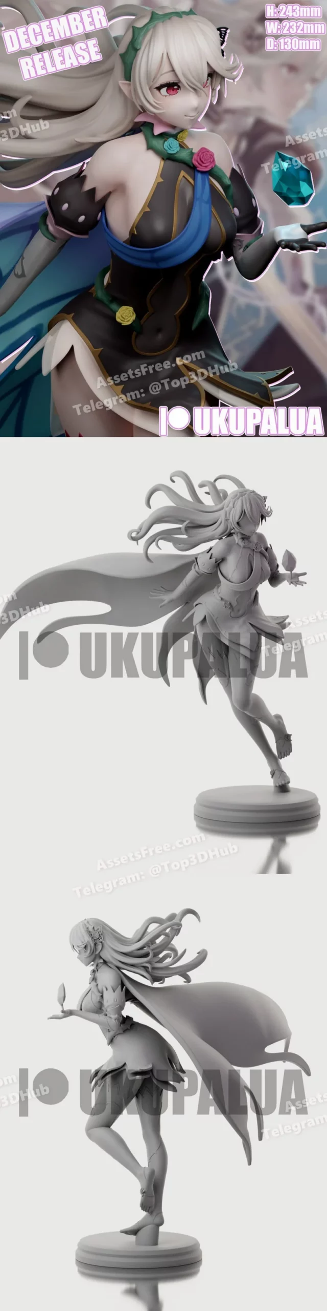 Ukupalua – Corrin – Fire Emblem Fates – STL 3D Print Model | AssetsFree.com Ukupalua Corrin Fire Emblem Fates