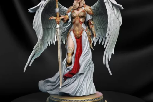 VS3D Elf Valkyrie smaller pre supported