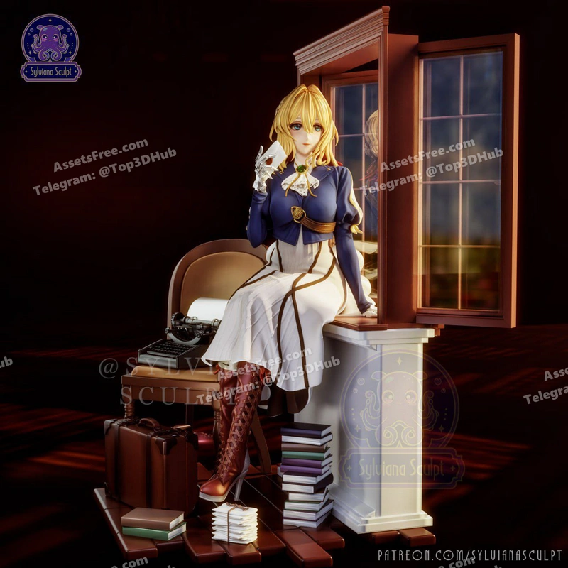 Violet Evergarden – STL 3D Print Model | AssetsFree.com Violet Evergarden