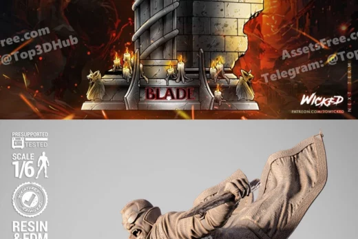 Wicked blade sculpture