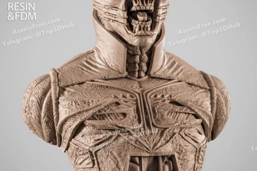 Wicked chatterer portrait bust