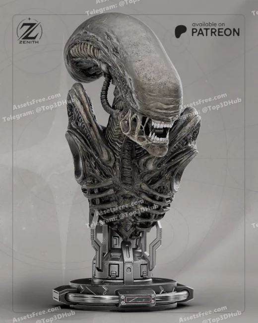 Xenomorph STL Bust