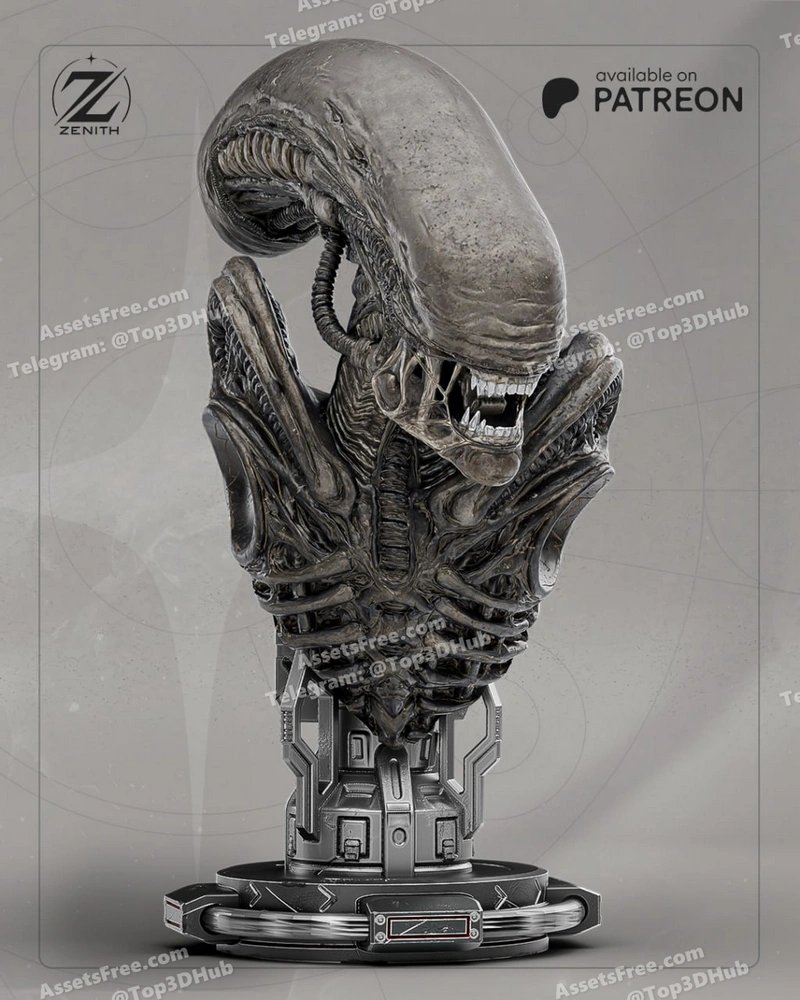 Xenomorph STL Bust