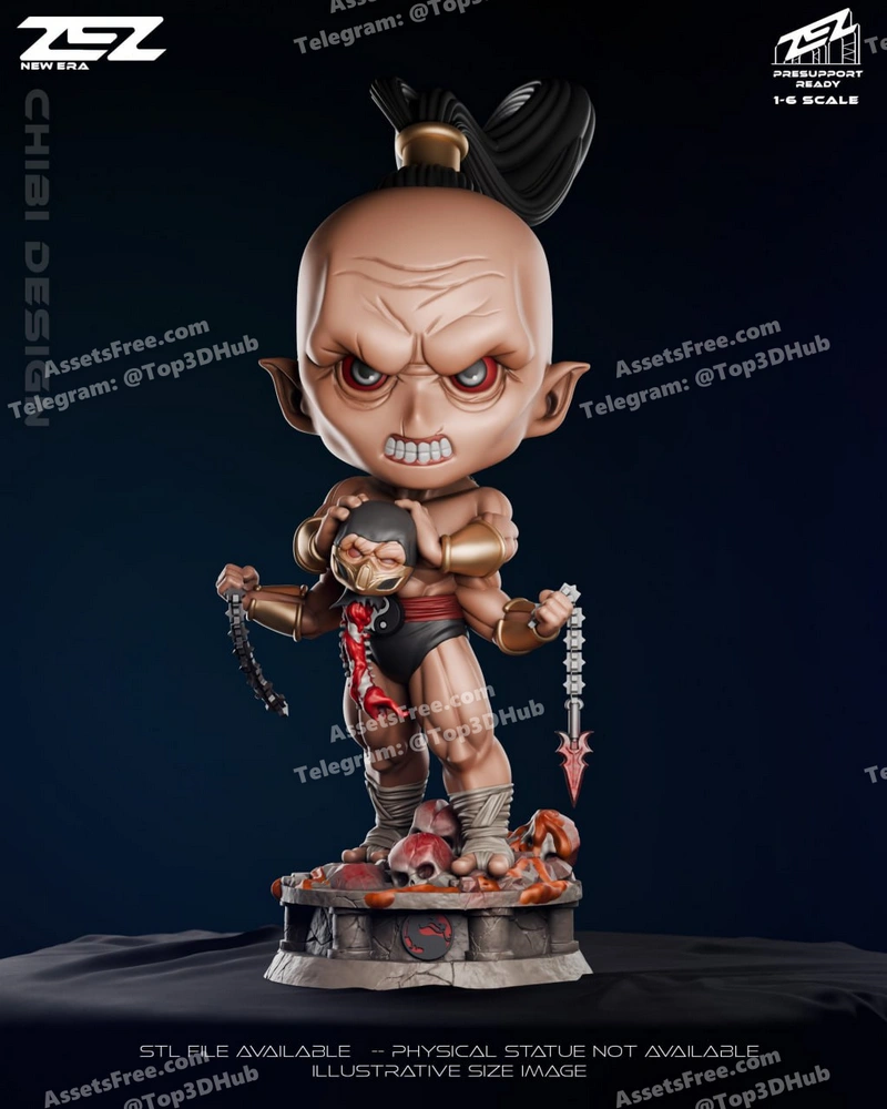 ZEZ Studio Goro Chibi – STL 3D Print Model | AssetsFree.com ZEZ Studio Goro Chibi