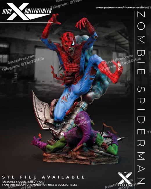 ZOMBIE SPIDERMAN NICE X 1