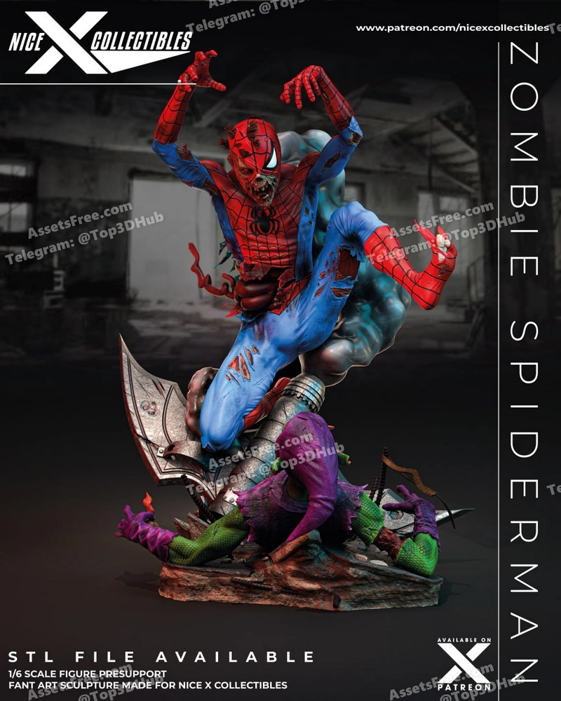 ZOMBIE SPIDERMAN NICE X 1
