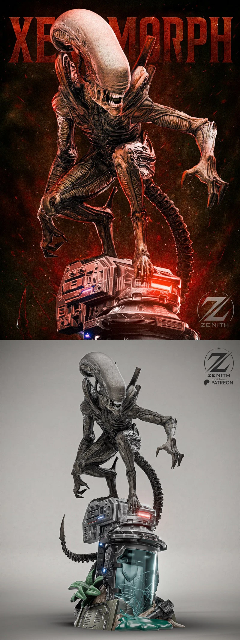Zenith Studios Alien Xenomorph + Bust