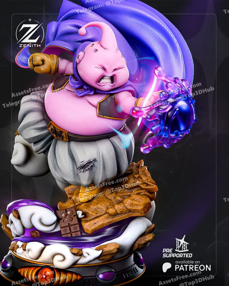 Zenith Studios – Majin Boo – STL 3D Print Model | AssetsFree.com Zenith Studios Majin Boo
