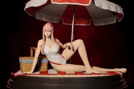 Zero Two on beach