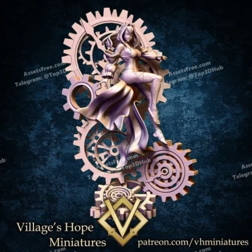 Cronos goddess of time 75 35mm scale