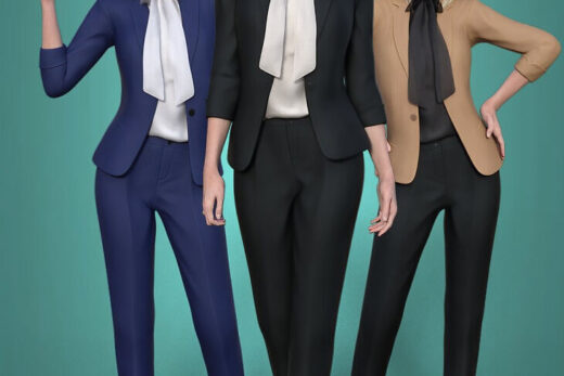 Dforce casual bow suit outfit for genesis 9