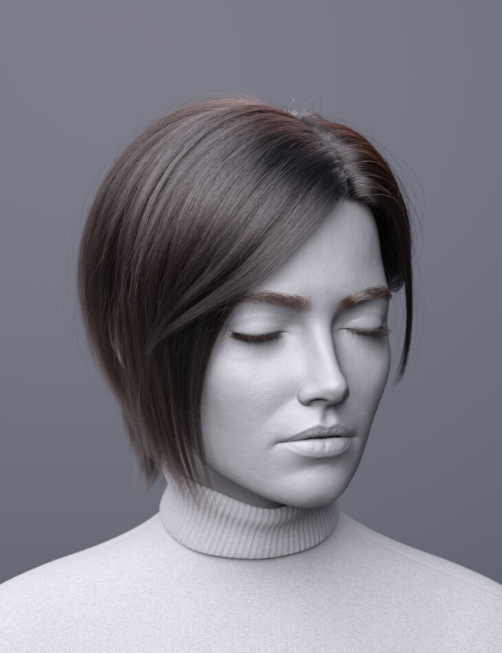 dForce FV Noir Bob Hair for Genesis 9 – STL 3D Print Model | AssetsFree.com DForce FV Noir Bob Hair for Genesis